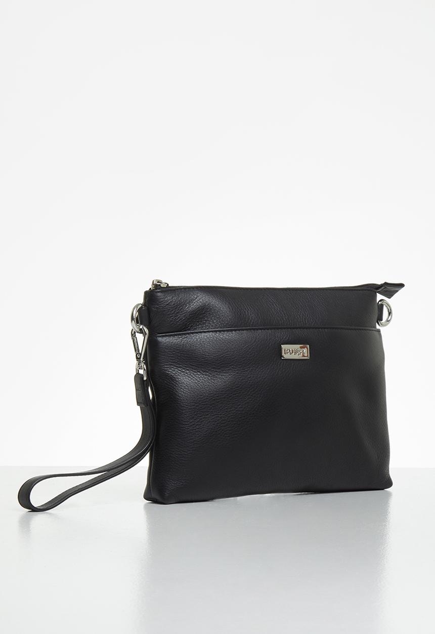 BUSBY - Bardot clutch crossbody - black
