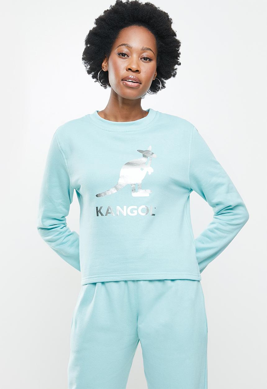 KANGOL - Ladies pastel slouch top - blue
