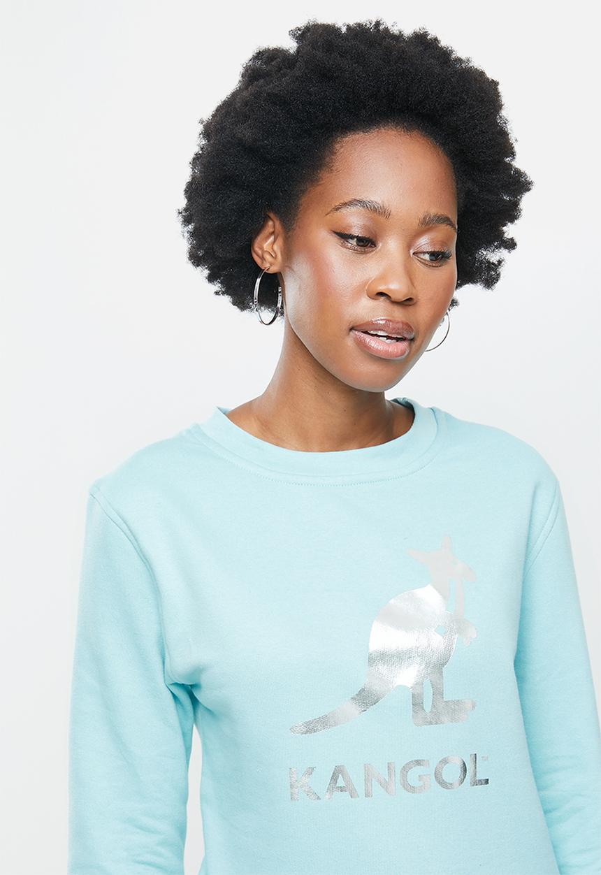 KANGOL - Ladies pastel slouch top - blue