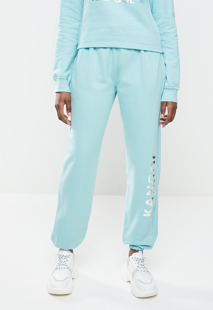 KANGOL - Ladies pastel track pants - pastel blue