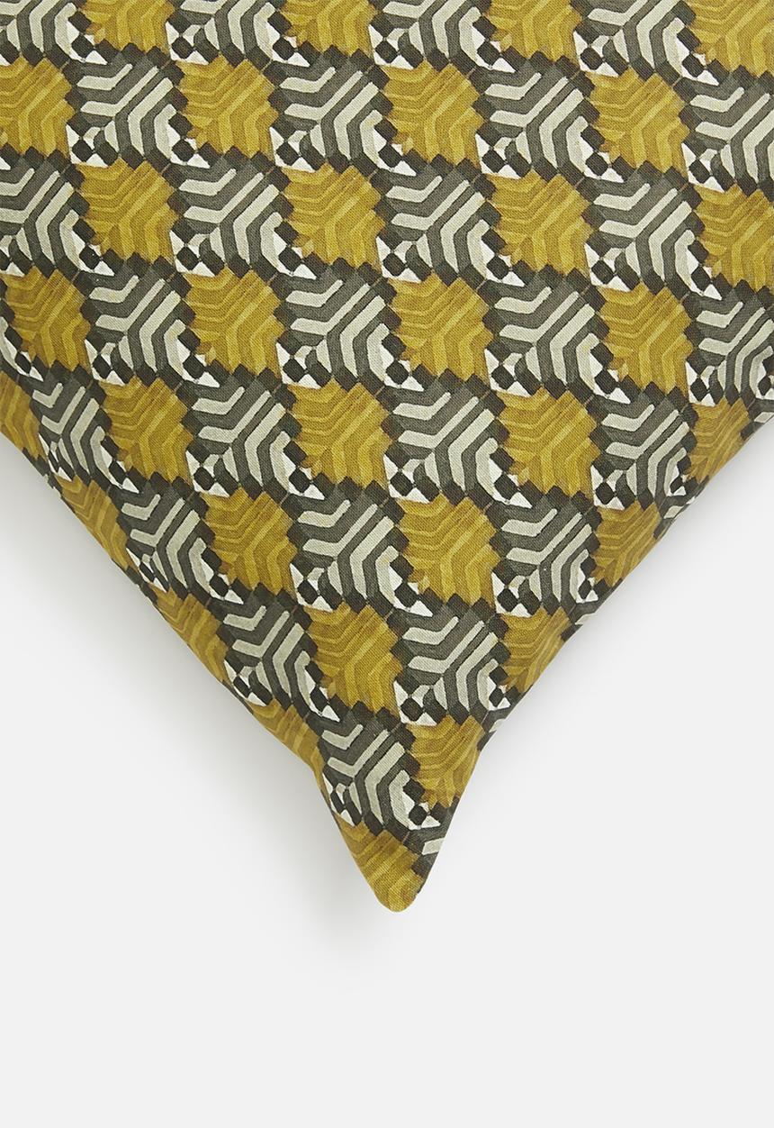 Hertex Haus - Reflex cushion cover - sulphur