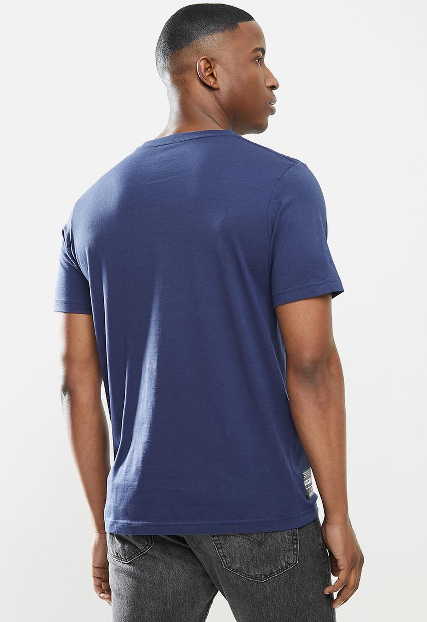 JEEP - Aaron short sleeve graphic tee - blue