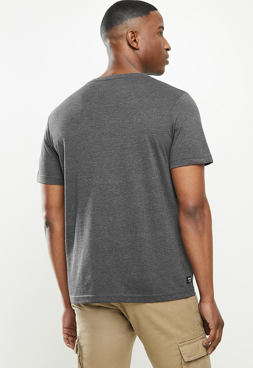 JEEP - Dean short sleeve logo tee - grey 