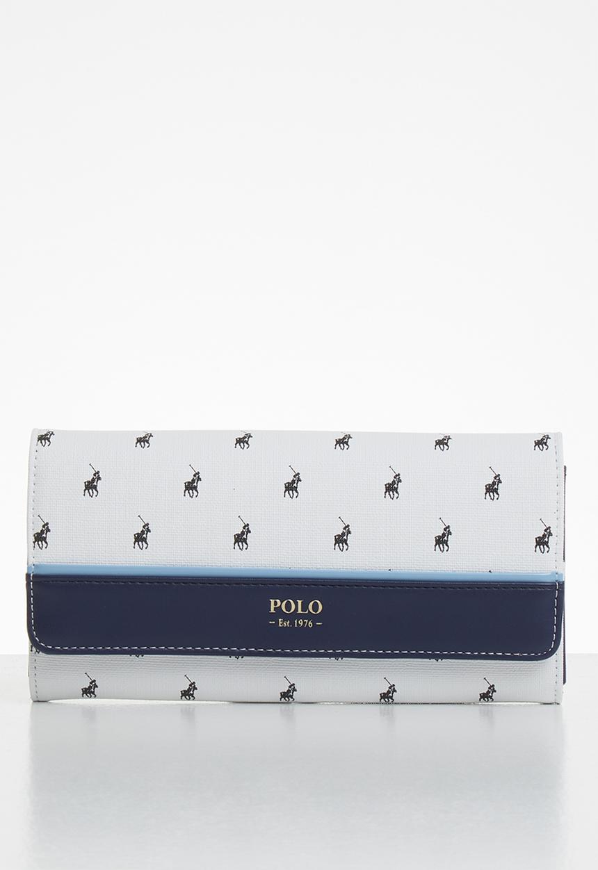 POLO - Rhapsodypurse clutch purse - blue & white 