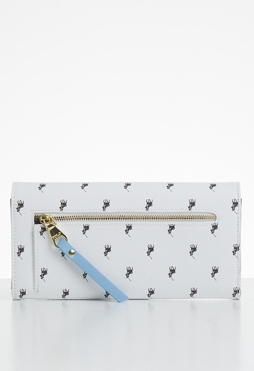 POLO - Rhapsodypurse clutch purse - blue & white 