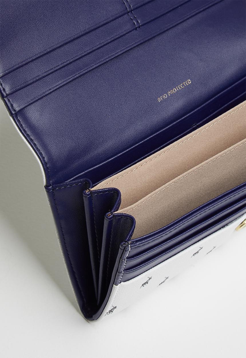POLO - Rhapsodypurse clutch purse - blue & white 