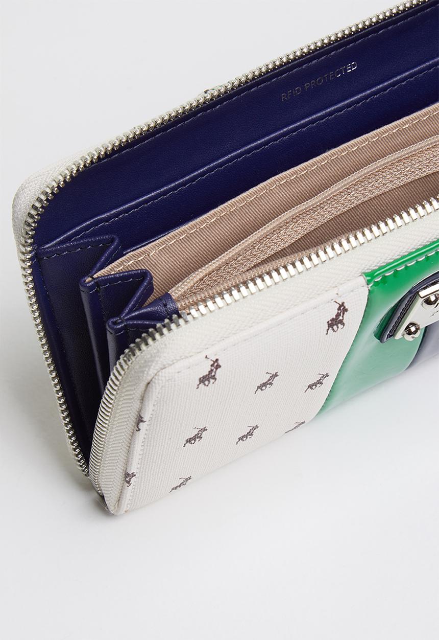 POLO - Brighton zip around purse - multi 