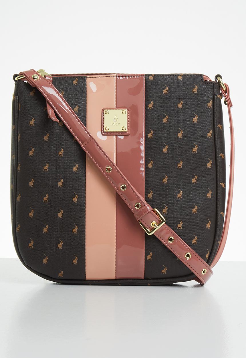 POLO - Brighton revival crossbody bag - brown & pink 