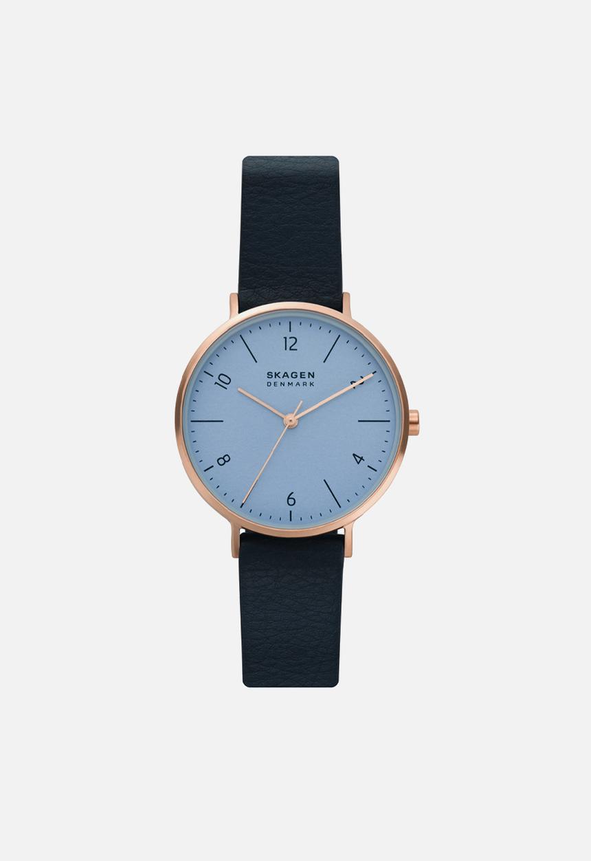 Skagen - Aaren naturals blue leather aaren naturals - blue