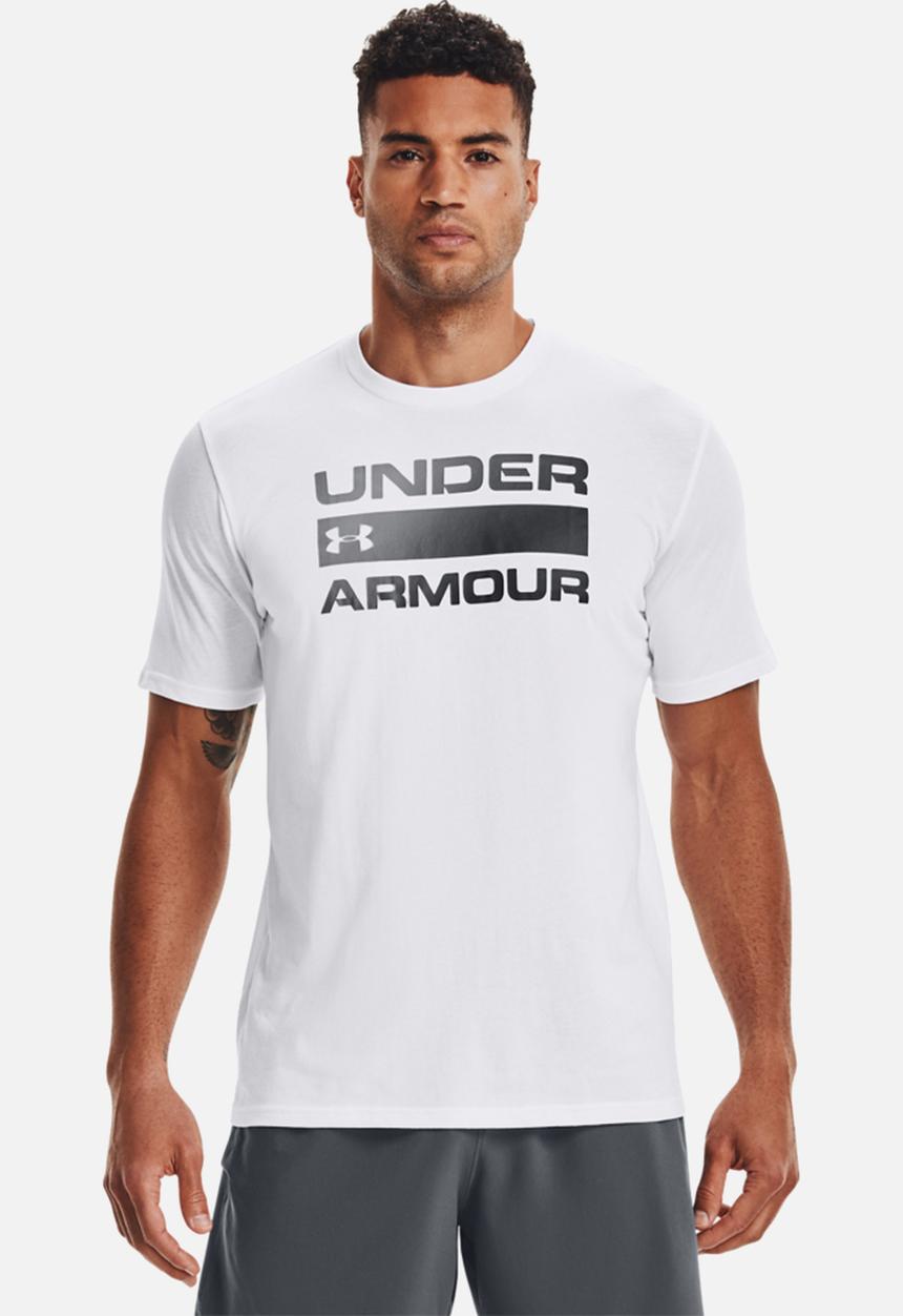 Under Armour - Ua team issue wordmark short sleeve tee - white