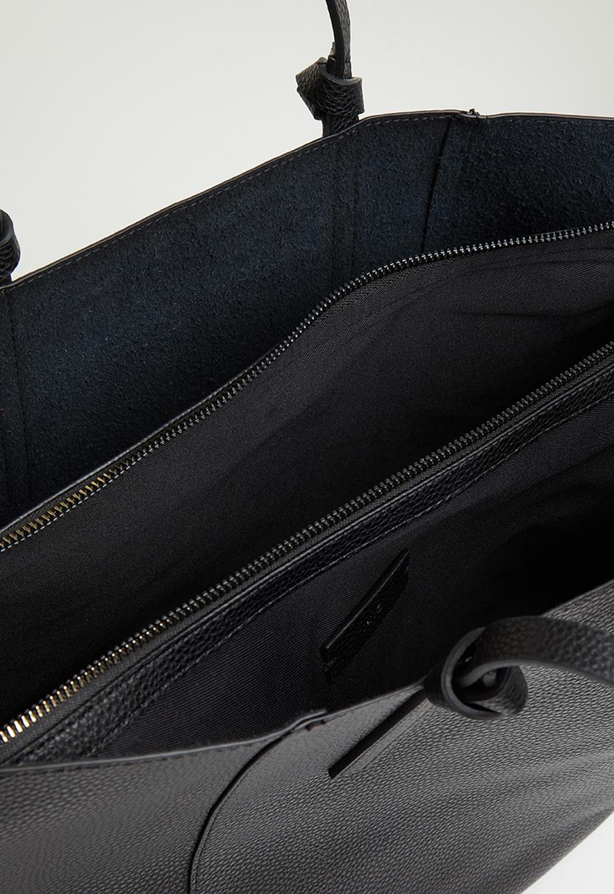 MANGO - Placa bag - black
