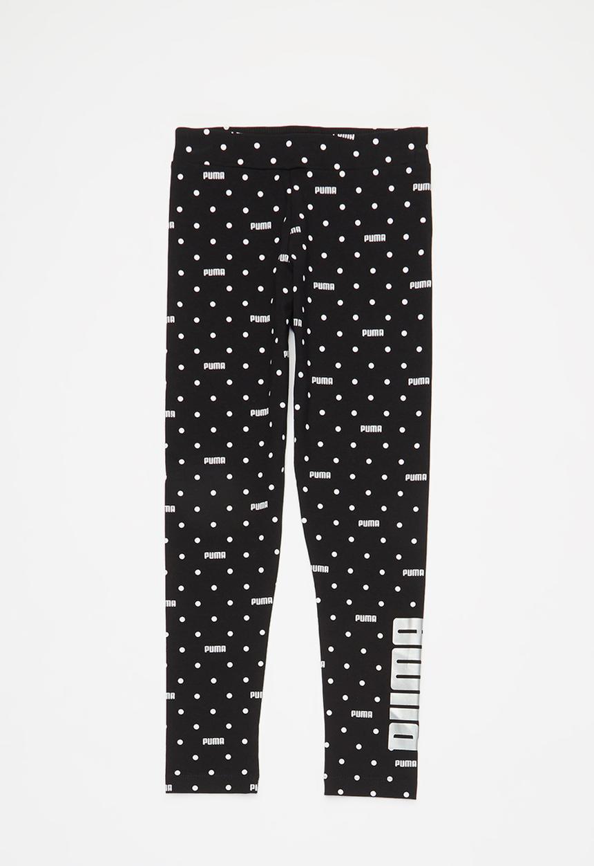 PUMA - Graphic aop leggings - black