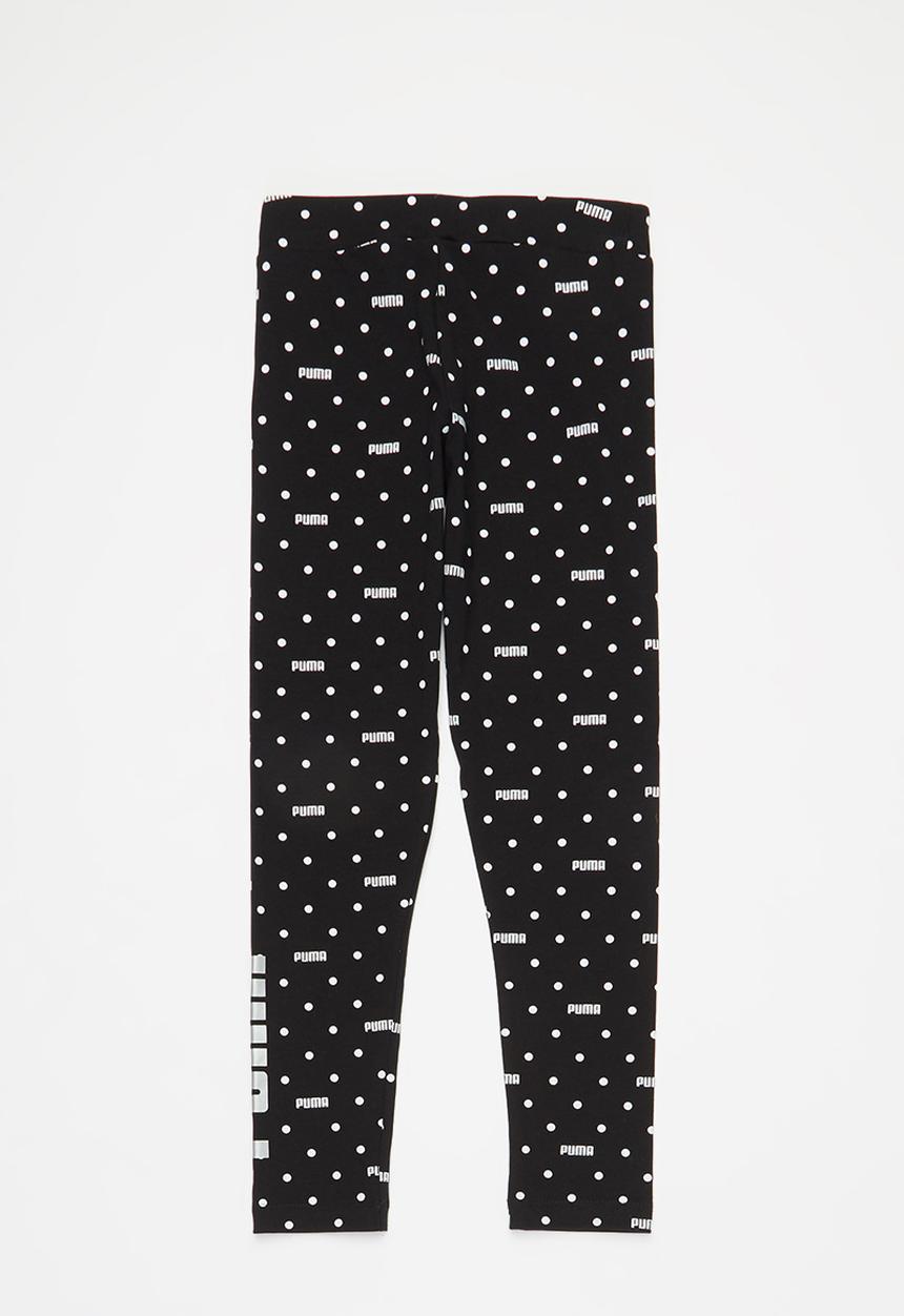 PUMA - Graphic aop leggings - black