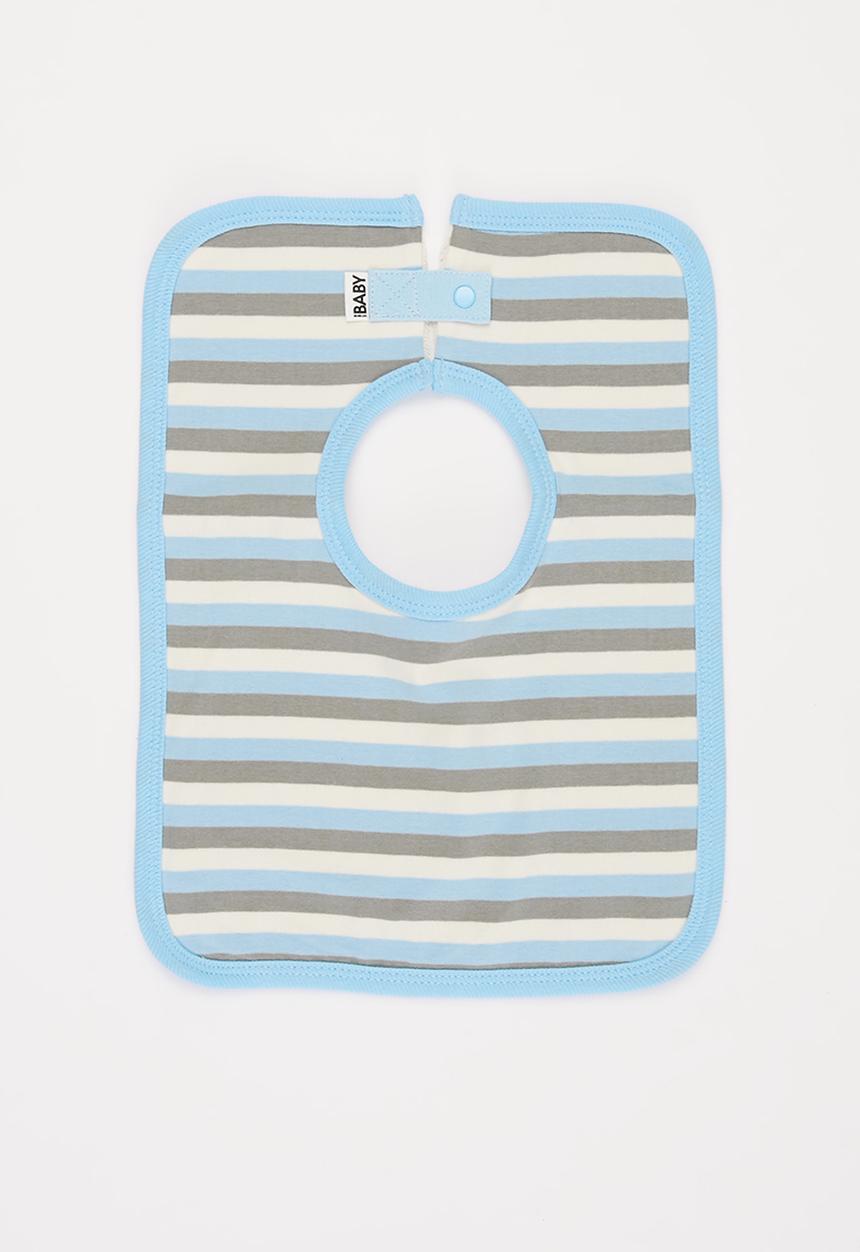 Cotton On - The square bib - skye haze/silver sage/dark vanilla keanan str