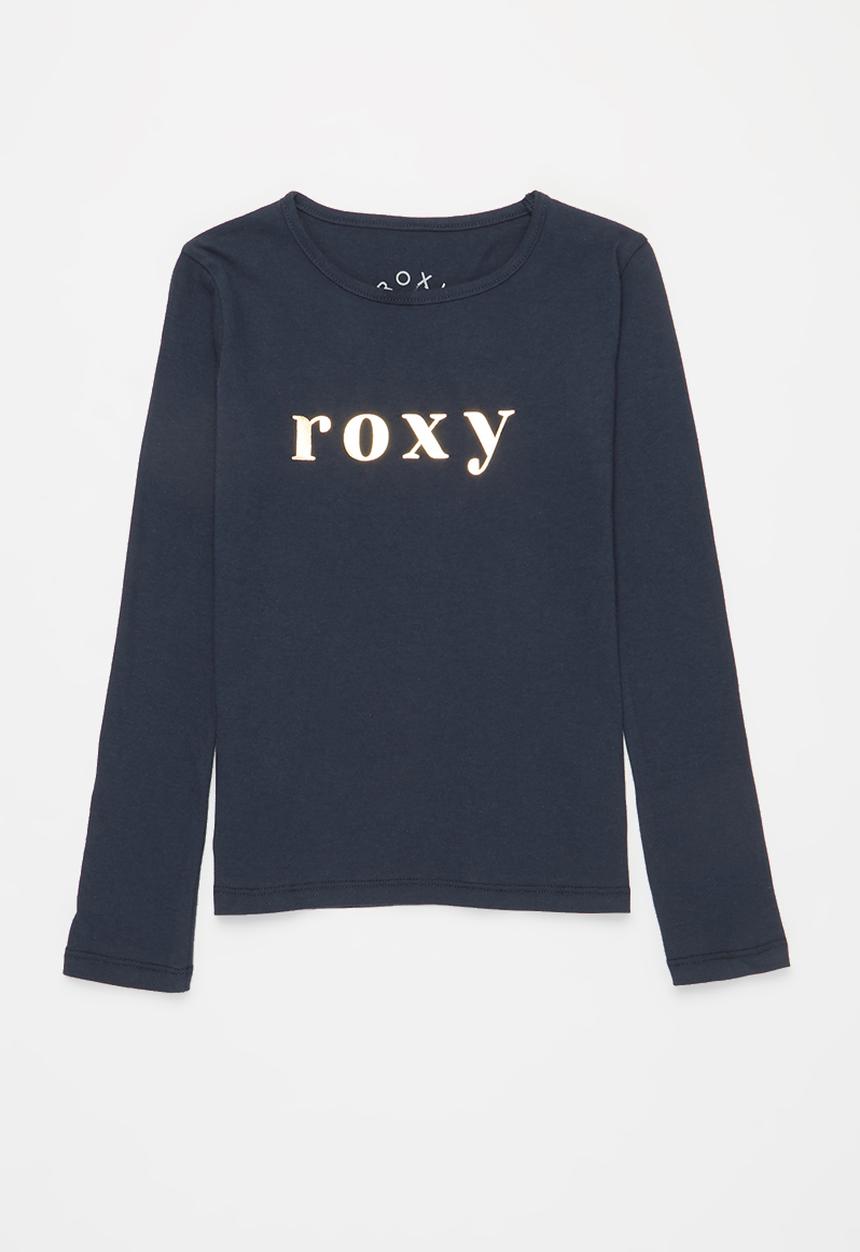 Roxy - Another chance foil long sleeve tee - indigo