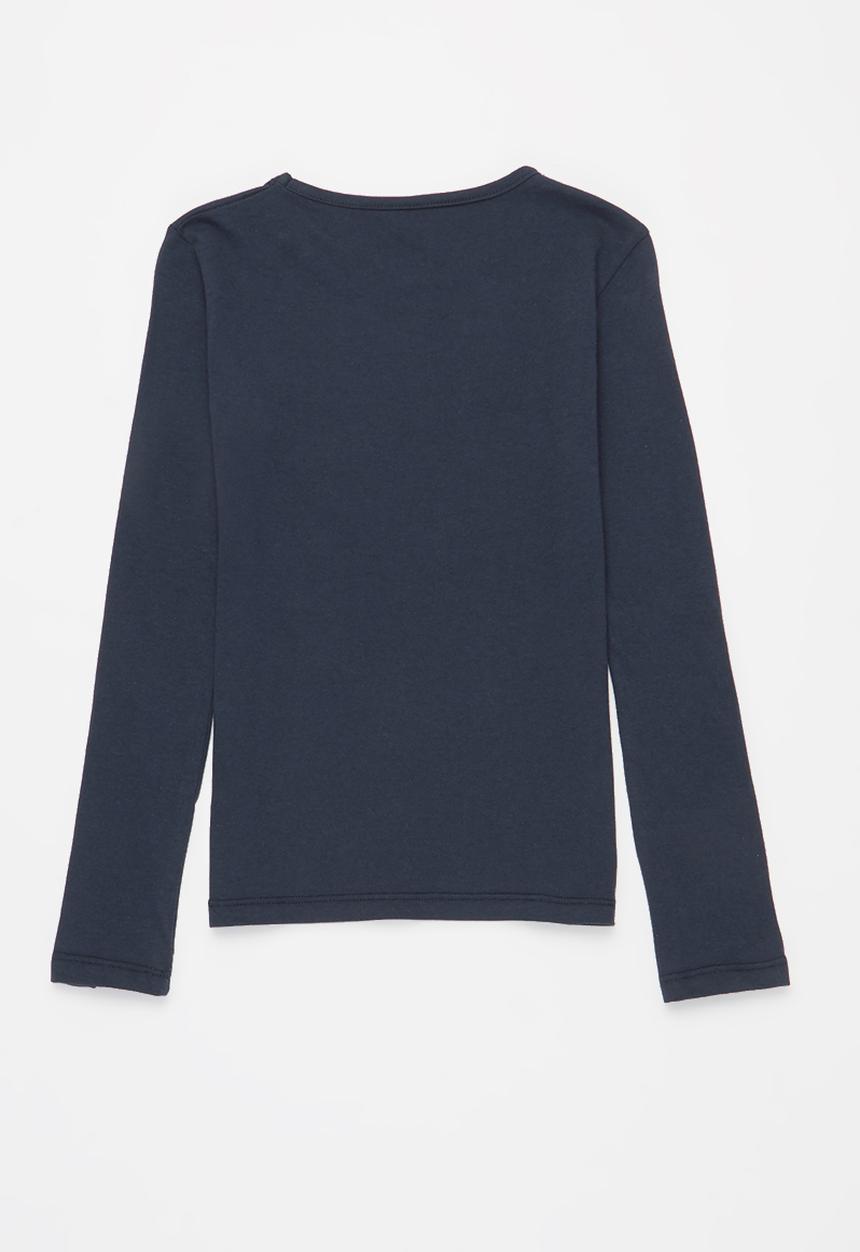 Roxy - Another chance foil long sleeve tee - indigo