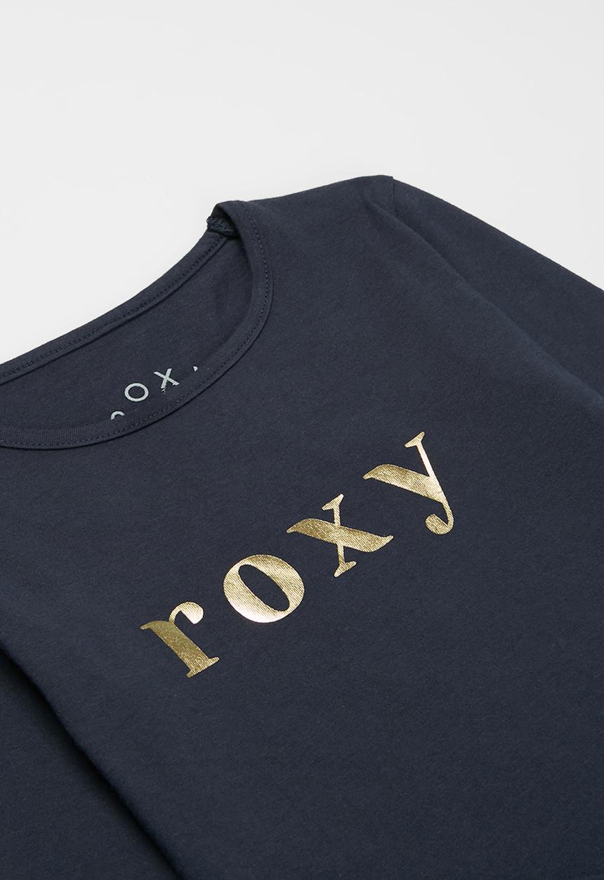 Roxy - Another chance foil long sleeve tee - indigo