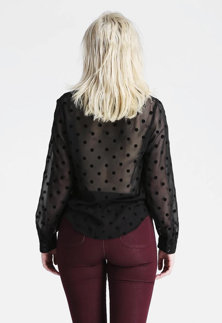 American Apparel - Basic Button Up Blouse