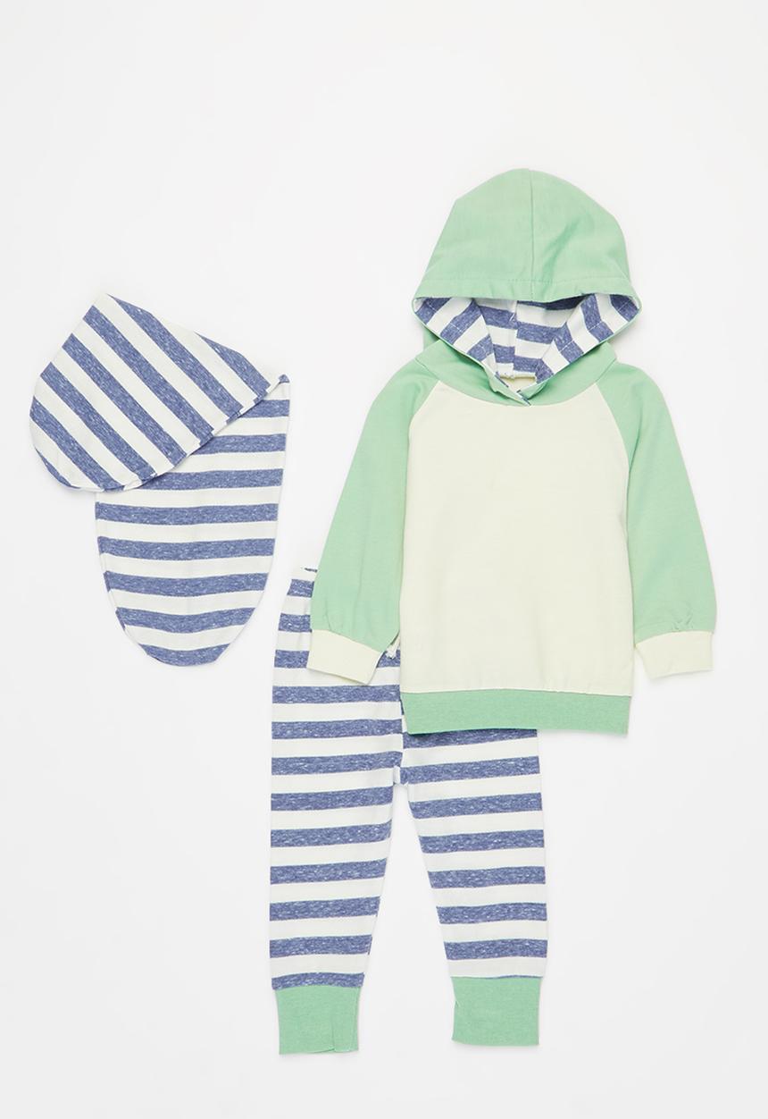 Pop Candy - Baby boys hoodie & pants set - multi