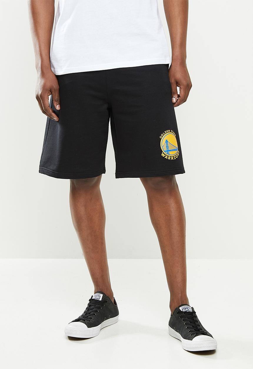NBA - Warriors basketball retro shorts - black