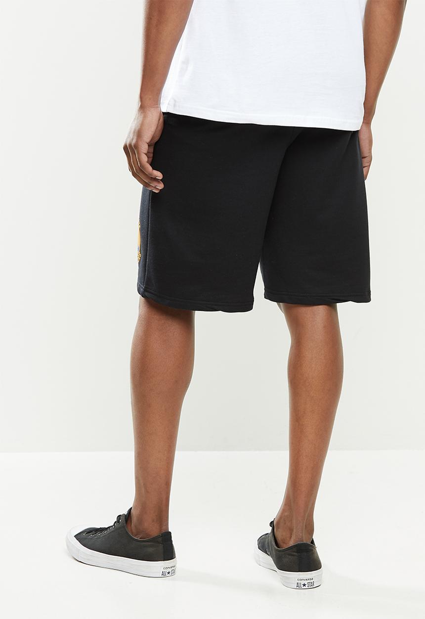 NBA - Warriors basketball retro shorts - black