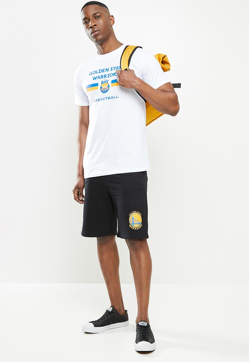 NBA - Warriors basketball retro shorts - black