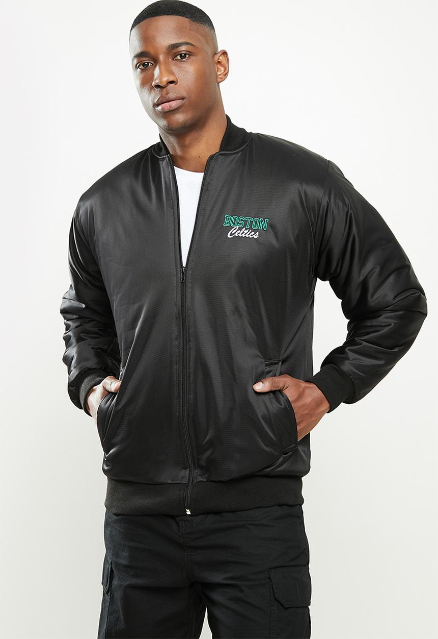 NBA - Celtics icon logo bomber jacket - black