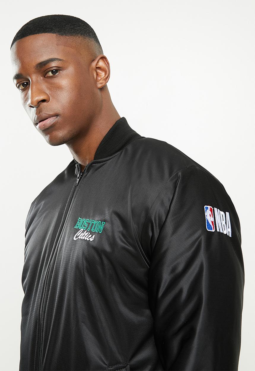 NBA - Celtics icon logo bomber jacket - black