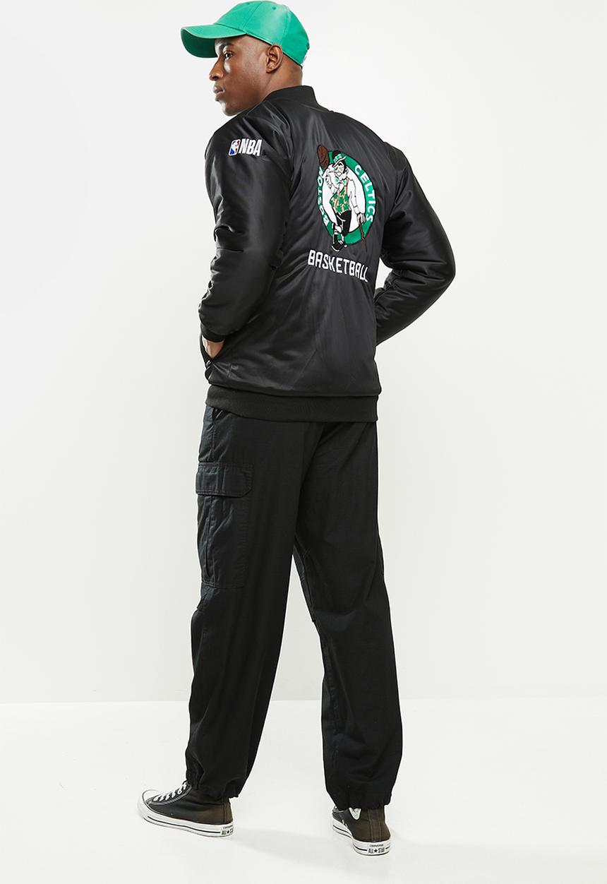 NBA - Celtics icon logo bomber jacket - black