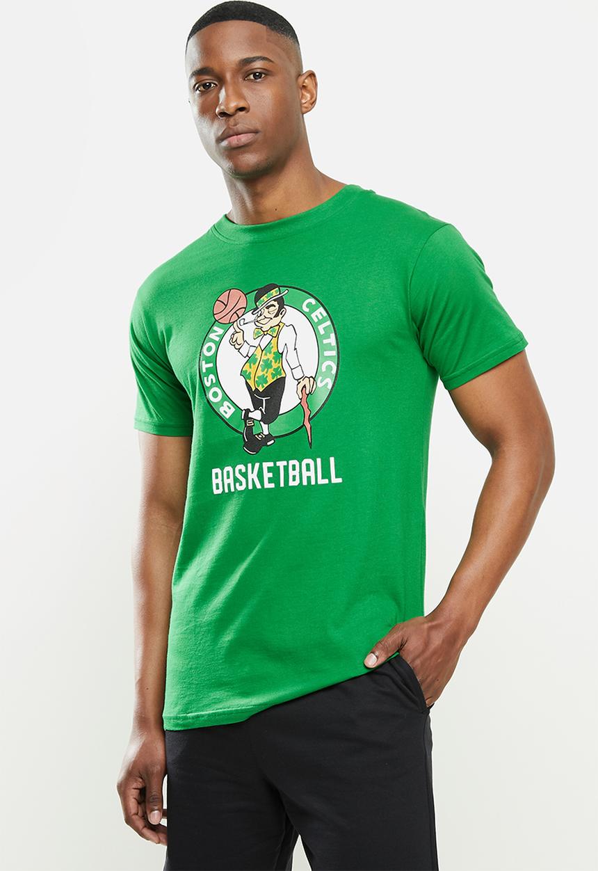 NBA - Icon celtics straight hem printed T-shirt - green