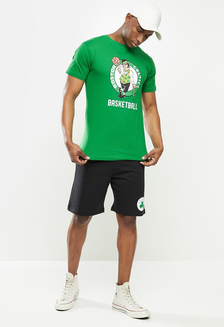 NBA - Icon celtics straight hem printed T-shirt - green