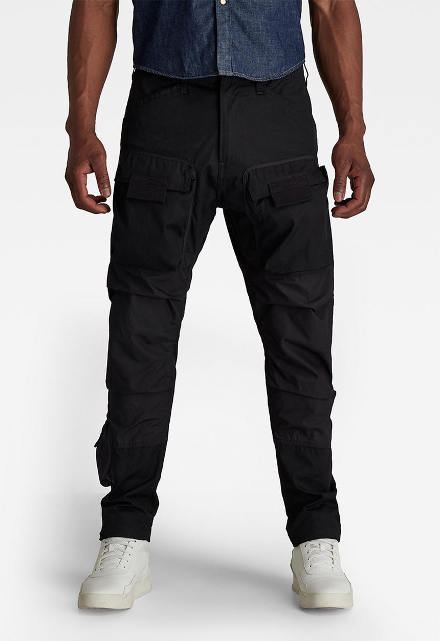 G-STAR - 3d straight tapered cargo - dark black
