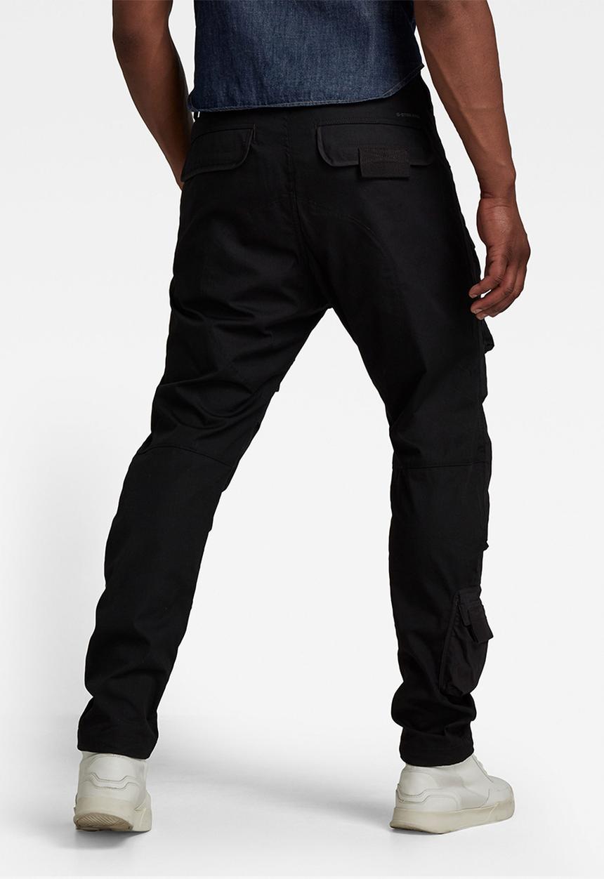G-STAR - 3d straight tapered cargo - dark black