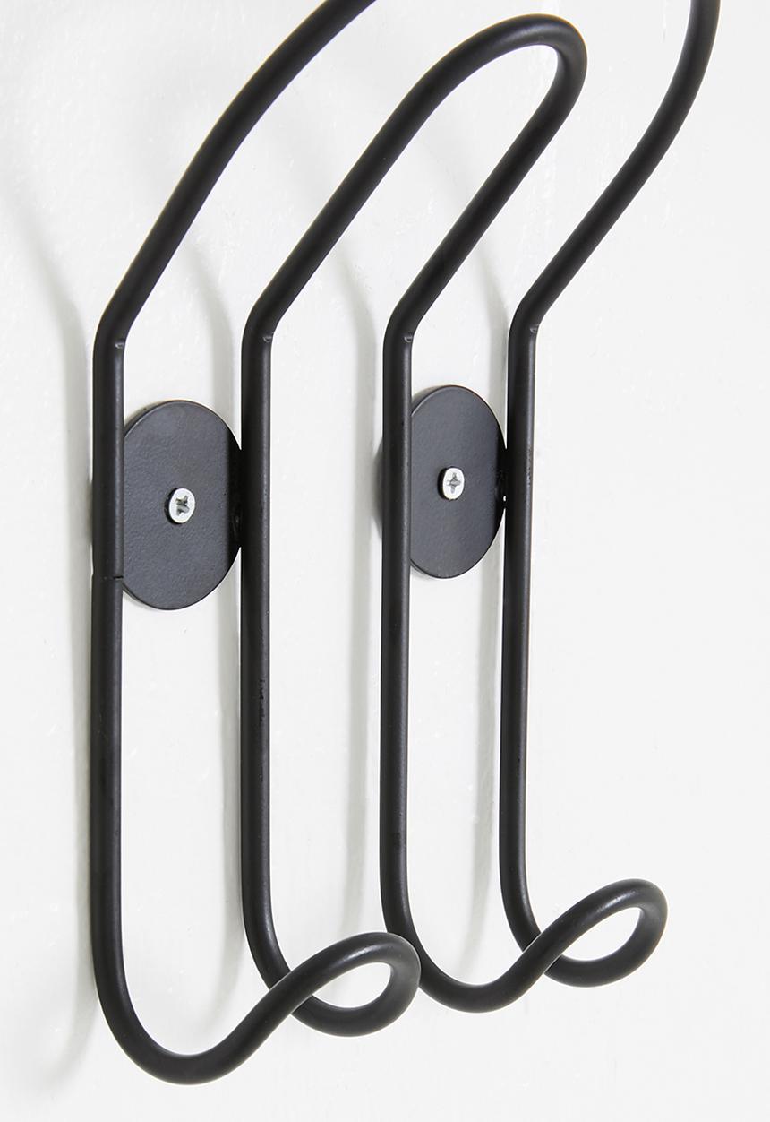 Sixth Floor - U-shaped double wall hook - matte black