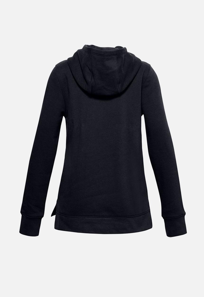 Under Armour - Rival fleece logo hoodie - black