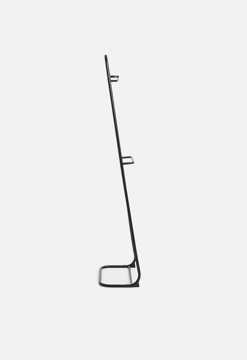 Sixth Floor - Iron leaning towel hanger - black