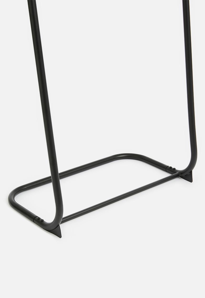Sixth Floor - Iron leaning towel hanger - black