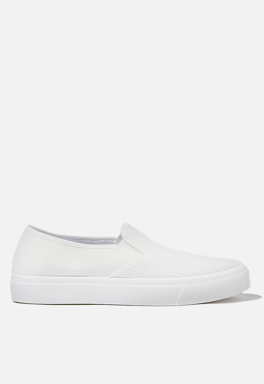 Cotton On - Harper slip on - white waffle