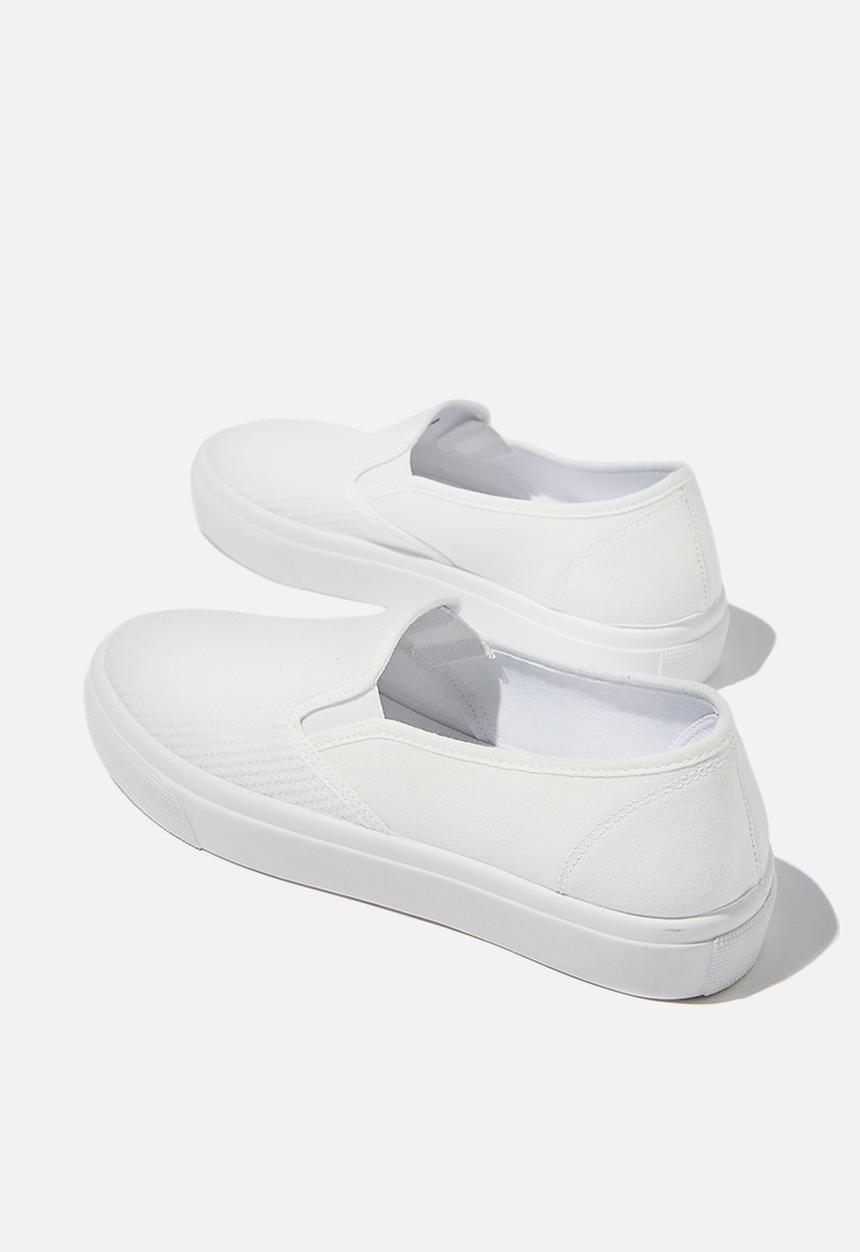 Cotton On - Harper slip on - white waffle