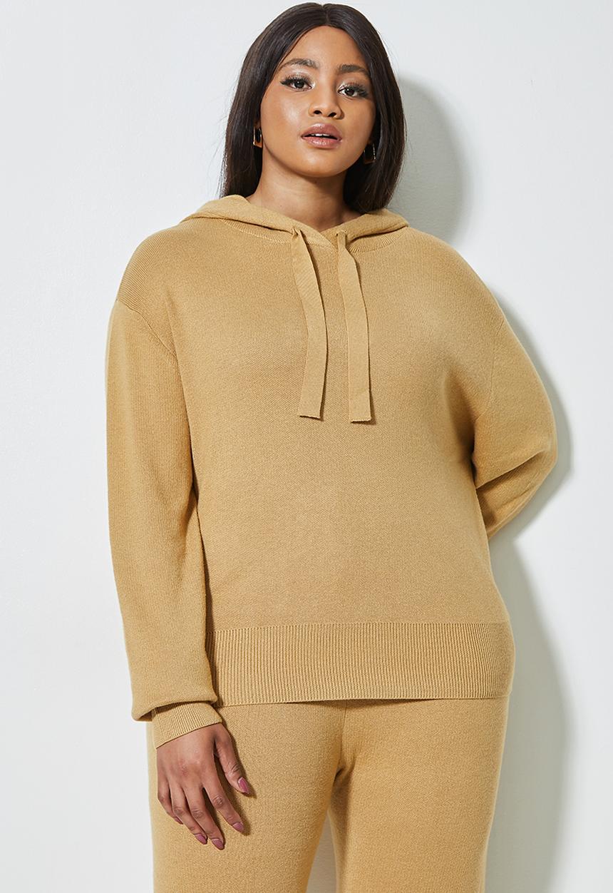 Superbalist - Knitwear hoodie - stone