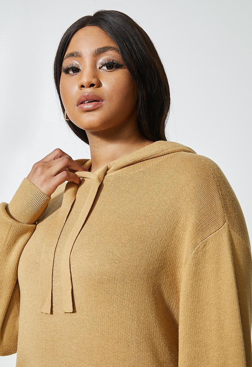 Superbalist - Knitwear hoodie - stone