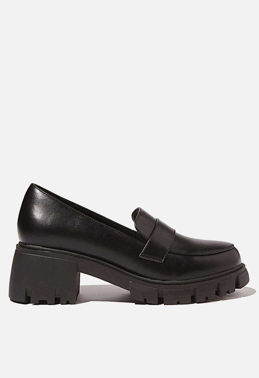 Cotton On - Kiki chunky loafer - black pu