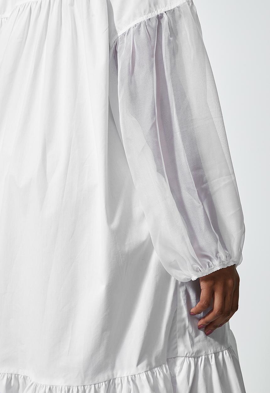 Superbalist - Keyhole tiered mini - white