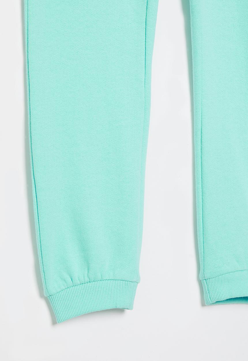 Aca Joe - Pre-girls brushed fleece jogger - aqua