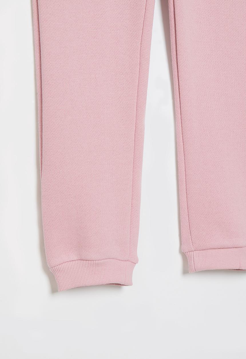 Aca Joe - Pre-girls brushed fleece jogger - blush pink