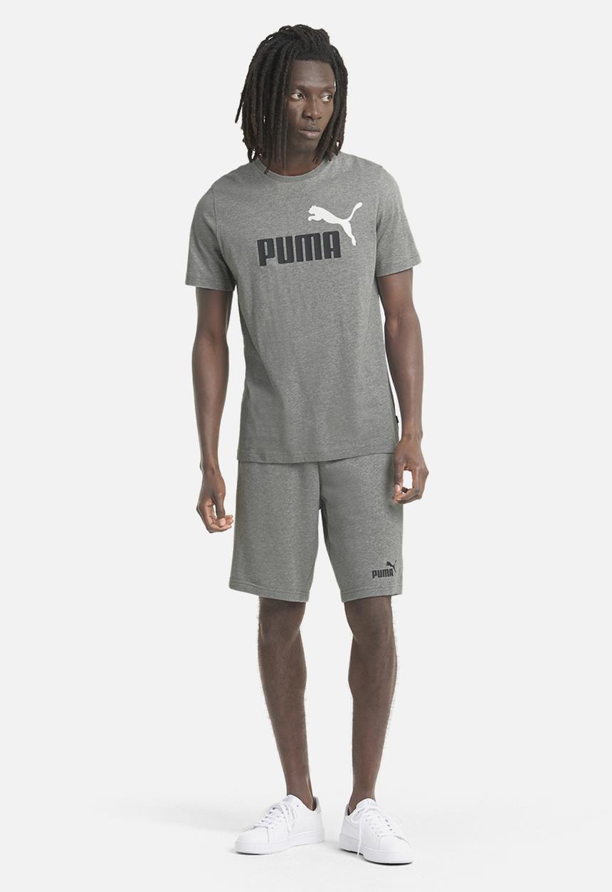 PUMA - Ess+ 2 col logo tee - gray