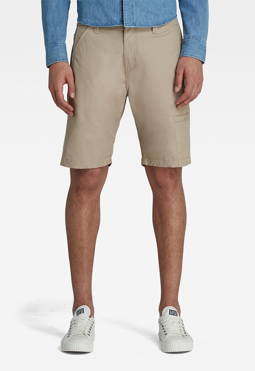 G-STAR - Worker chino denim short - neutral