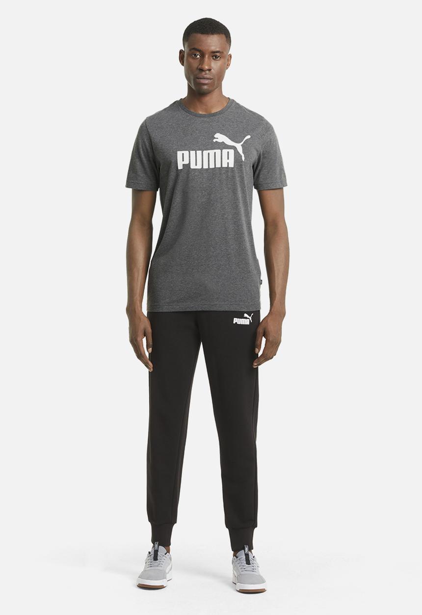 PUMA - Ess heather tee - black