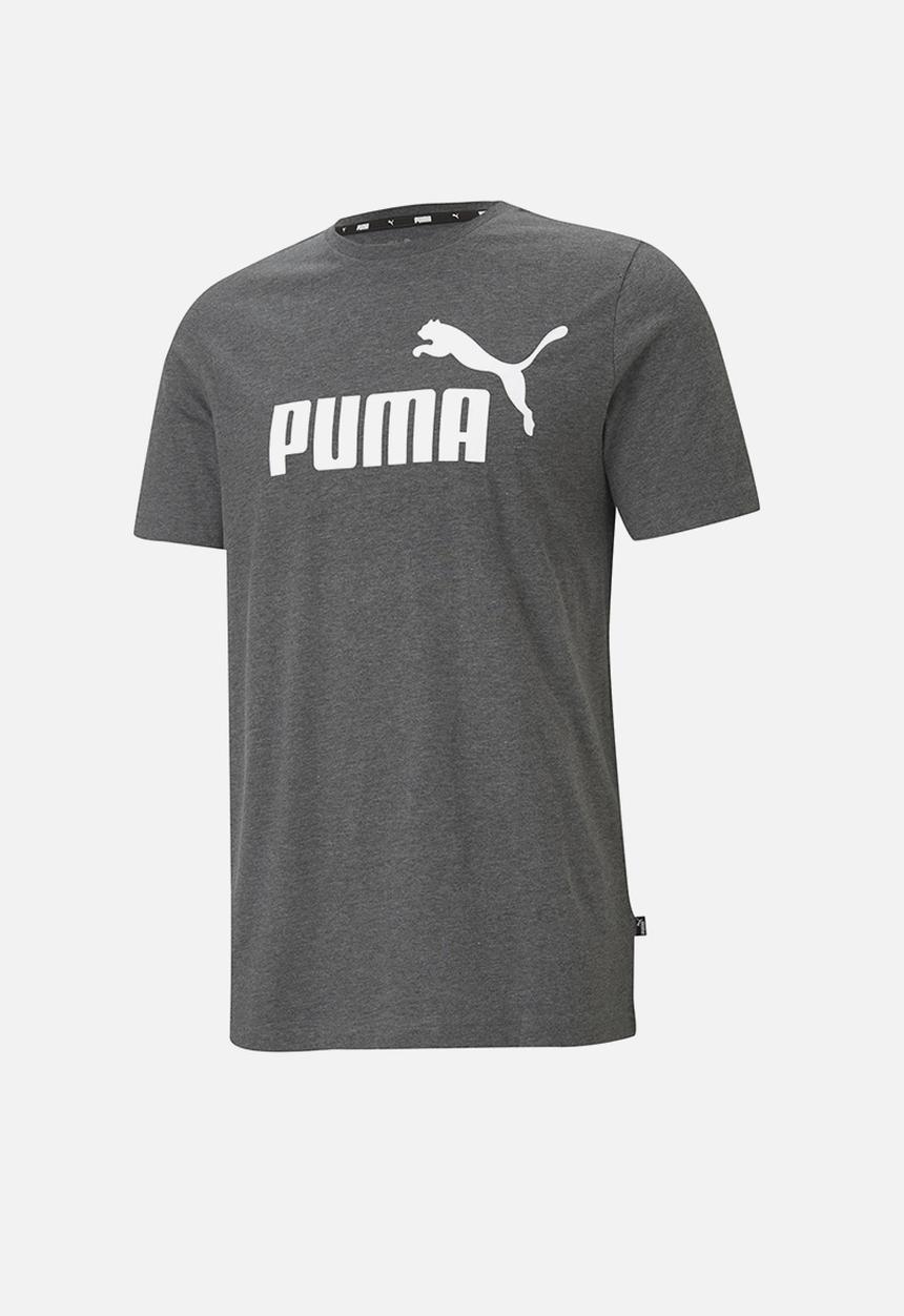 PUMA - Ess heather tee - black