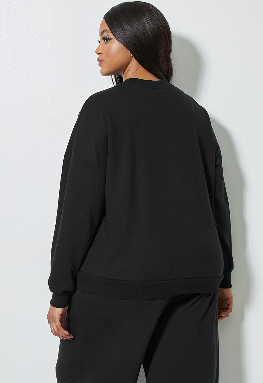 Superbalist - Graphic sweat - black